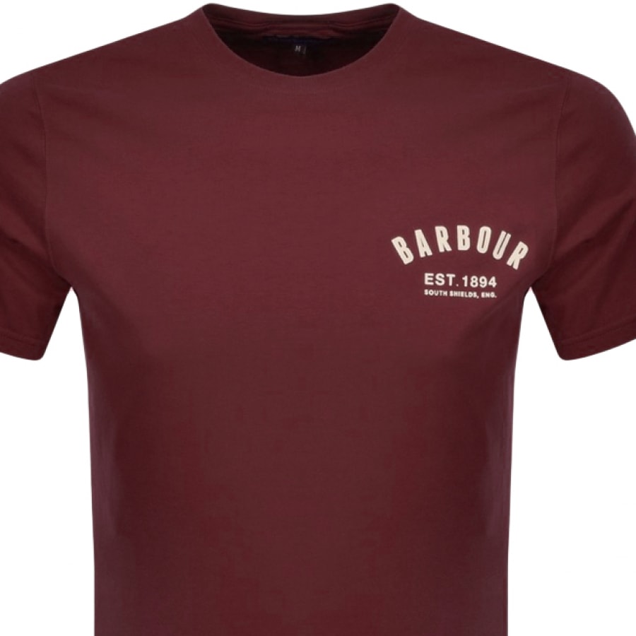 Alternative Image for ProductBarbour Preppy T Shirt Red2